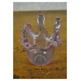 Fire & Light Lavender Colored Glass Splash Candle