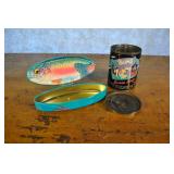 Candy Tins - Blums Licorice Lumps And Trout Tin