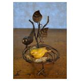 Metal Bird Nest Basket
