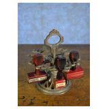 Vintage Cast Iron Stamp Holder