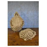 Pair Of Garden Wall Pockets 15 X 11 Inches
