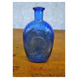 George Washington Blue Glass Decanter