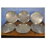 Aluminium Plates With Cranes And Floral Designs 11