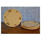 Set Of Six Plates Floral Pattern Alfred Meakin Eng