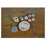 Miniature Porcelain Tea Set. Size "tiny"