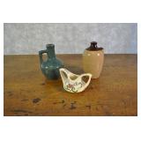 Small Earthen Ware Bud Vases