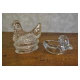 Glass Chicken And Duck
