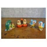 Bird Salt And Pepper Shakers, Some W/ Repairs 6pcs