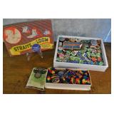 Assorted Sewing Thread, Needle Cards, Pin Cushion