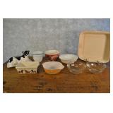 Dishes Assrtd Anchor Hocking, Casserole, Butter 9p