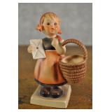 Goebel Hummel Figurine - Girl With Basket & Letter
