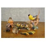 Bird Figurines 8 Pcs