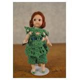 Bisque Mignonette Googly Eyes, Jointed Head, Arms,