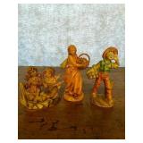 Set Of Italian Figurines - Village Boy And Girl