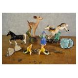 Figurines Assorted - Horses, Deer, Birds