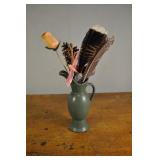 Hyalyn Pottery U S A Green Pitcher 406 7.75 Inches