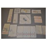 Needlepoint Napkins And Tea Towels Assorted