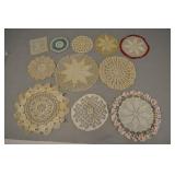 Vitnage Crocheted Doilies, Assorted Small Round