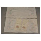 Embroidered Table Runners And Tea Towels