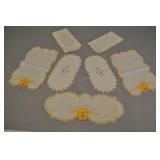 Embroidered Serving Linen Sets