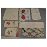Vintage Table Covers, Linens, And Laundry Bag