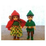 Robin Hood & Little Red Riding Hood Miniature Doll