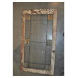 Vintage Stained Glass Window, Glass Knob