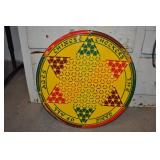 Metal Chinese Checkers Board 19 Inches Round