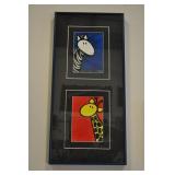 " Portrait Of A Zebra And A Giraffe"