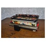 Vintage Soehnle Scale, Handpainted Scale With Tray