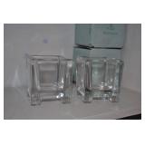 Partylite Clean Lines Votive Holder Pair