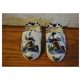 Pair Delft Blue Mini Cloggies