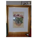Framed Floral Print