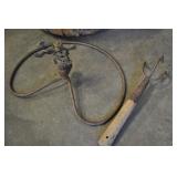 Vintage Lawn Sprinkler And Hand Hoe