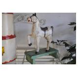 Carved Wood Horse 14 X 10 Inches