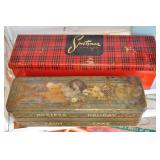 Vintage Hostess Holiday Fruit Cake Tin And