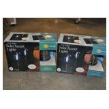 2 Pair Solar Accent Lights New In Box