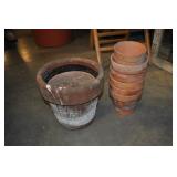 9 Clay Pots