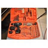 Black & Decker Tool Kit - 12v Drill, Wrenches, Black & Decker Tool Kit - 12v Drill, Wrenches,