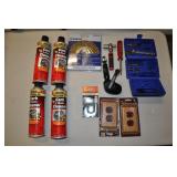 Assorted Lot - Carb Cleaner, Wire Wheel, Other