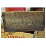 Vintage Wood Crate D B Michigan Vintage Wood Crate D B Michigan