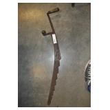 Vintage Hay Knife Double Wood Handle  36"