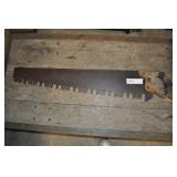 38" Perforated Lance Tooth Crosscut Saw With 38" Perforated Lance Tooth Crosscut Saw With
