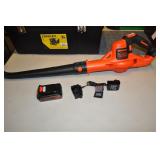Black & Decker Leaf Blower 20v W/ Battery Charger Black & Decker Leaf Blower 20v W/ Battery Charger