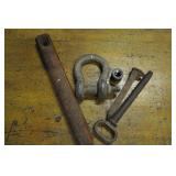 Assorted - Iron Window Sash, Shackle, Pin, Spike