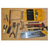 Assorted Tools - Stanley Hand Saw, Husky Saw, Misc