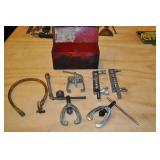 Red Metal Box With Pipe Fitting Kit