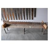 Drag Saw Blade 84" X 8", 3.5mm, Teeth Missing Drag Saw Blade 84" X 8", 3.5mm, Teeth Missing