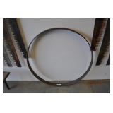 Antique Forged Iron Wheel Band 43" X 3" Antique Forged Iron Wheel Band 43" X 3"