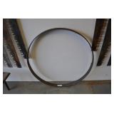 Antique Forged Iron Wheel Band 43" X 3"